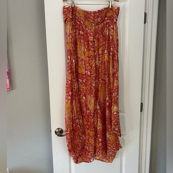 NWT Anthropologie Harem Strapless Woman’s Jumpsuit Size Large💕 - Picture 6 of 7